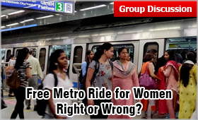 Free Metro Ride for Women: Step for Women Empowerment or a Political Gimmick