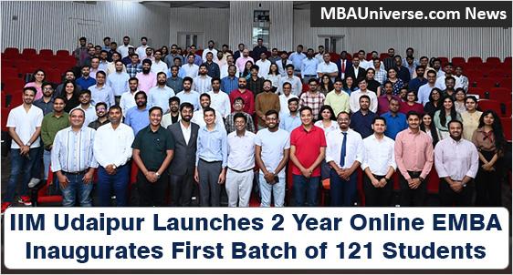 IIM Udaipur 2 Year Online EMBA: First Batch Commences; Check Program Details,  Fees, Admission Process, Batch Profile