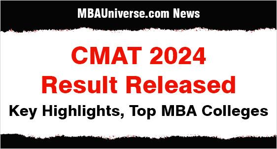 CMAT 2024 Result Released on 6 June: Download Scorecard; Check Which Section Got Higher Weightage; Top MBA College Accepting CMAT