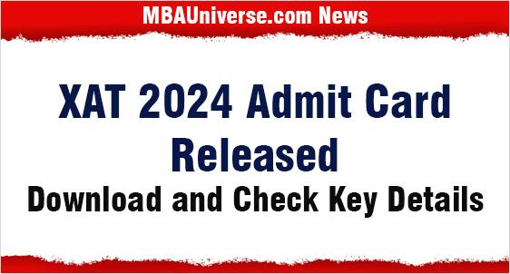 XAT 2024 Admit Card Released: Download from official XAT Website xatonline.in; Check These Five Key Details & Exam Day Instructions