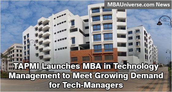 TAPMI Launches MBA in Technology Management to Meet Growing Demand at New Bangalore Campus