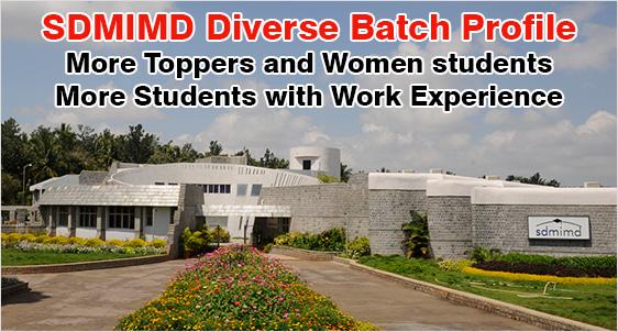 SDMIMD Mysore Diverse Batch Profile: CAT, CMAT, MAT toppers prefer to Join PGDM; 35% Women in the 2022-24 Batch; Mini India with Representation from various States