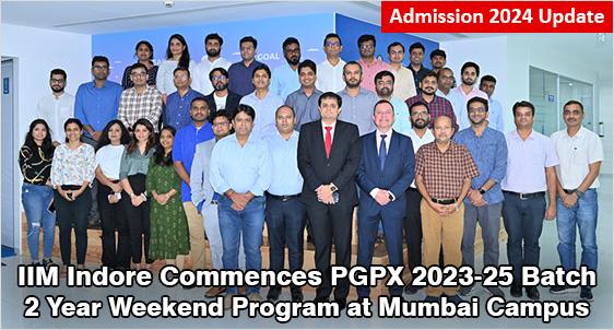 IIM Indore Inaugurates Diverse PGPX 2023-25 batch of 35 Students at Mumbai campus