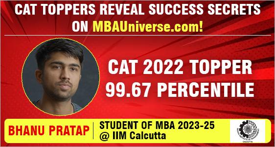 How Bhanu Pratap, A Small Town Boy from Farmer Family and a Fresher, Cracked CAT 2022 with 99.67%ile and got into IIM Calcutta