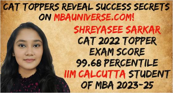 How IT Professional Shreyasee Sarkar cracked CAT 2022 with 99.68%ile and got into IIM Calcutta