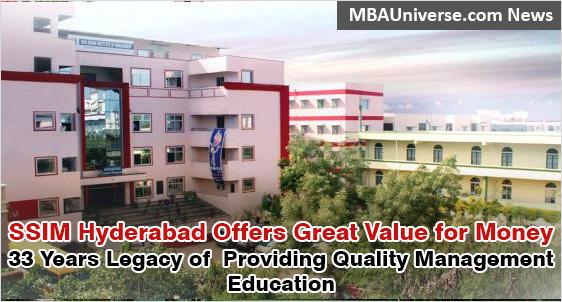 Siva Sivani Institute of Management (SSIM) Hyderabad offers top value for money, quality management program in Indias booming job market