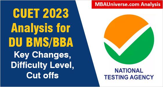 CUET 2023 BBA Exam Analysis: Easy Exam, DU Cut off to Go up; Check Difficulty Level, Good Attempts, Cut offs for DU SSCBS, KMV, DDU