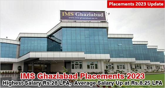 IMS Ghaziabad Placement 2023 Update: Highest Salary Rs. 28 LPA, Average Salary Rs. 8.25 LPA; Deloitte, PwC, KPMG, Wipro amongst Top Recruiters