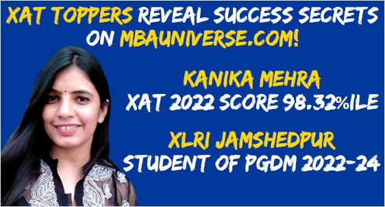 How an Environmentalist and Scientific Officer, Kanika Mehra cracked XAT 2022 with 98.32%ile to get into XLRI Jamshedpur