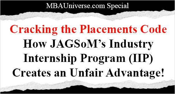 Cracking the Placements Code: How JAGSoMs Industry Internship Program (IIP) gives it an Unfair Advantage!