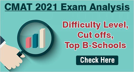 CMAT 2021 Analysis: GK Difficult, RC Lengthy, Moderate Quant, Easy LR  - Overall Moderate; Cut off Not Expected to go up