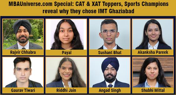 MBAUniverse.com Special: CAT & XAT Toppers, Sports Champions reveal why they chose IMT Ghaziabad