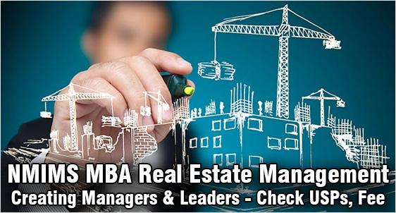 NMIMS MBA Real Estate Management Admission 2021: Creating Managers & Leaders in high Growth Sector; Check USPs, Criteria, Fee, Placement- Application is open