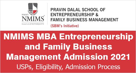 NMIMS MBA Entrepreneurship and Family Business Management Admission 2021: Check USPs, Cut-off, Fees, Placement