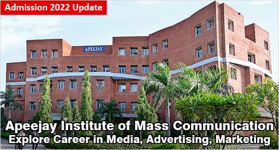 Seeking a career in fast growing Media, Advertising & Marketing sectors? Check New Delhi based Apeejay Institute of Mass Communication (AIMC)