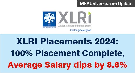 XLRI Placements 2024: Completes 100 % Placements; Average Salary dips by 8.6%; Accenture, Amazon, BCG, HUL key recruiters