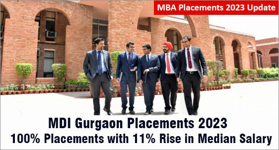 MDI Gurgaon final Placement 2023: PGDM Average salary rises at Rs.27.67 LPA;  Consulting Top Recruiting Domain with 112 Offers; Accenture, Amazon,  Aditya Birla Group, Deloitte, PwC among Top Recruiters