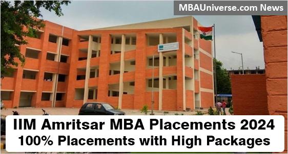 IIM Amritsar Placement 2024: Completes 100% Placement with Highest Salary at Rs.58.52 LPA and Median Salary at Rs.15 LPA; Accenture, Adani, Reliance, Tata, Amazon hire big