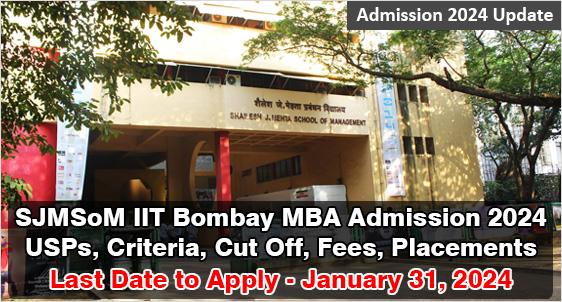 IIT Bombay MBA Admission 2024: Prestigious High-ROI B-School with Affordable Fees; CAT Score Holds 70% Weight, Special Emphasis on Women Candidates; Admission Closing on January 31