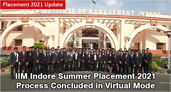 IIM Indore Summer Placement 2021: Records 100% Placement for 575 Participants with 7% Rise in Average Stipend; Process Completed in Virtual Mode