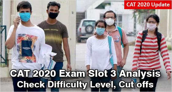 CAT 2020 Slot 3 Analysis: Difficulty level goes up further; Check Pattern, Probable Cut off - Glitch free CAT over on Nov 29