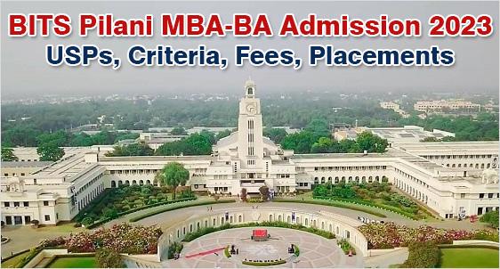 BITS Pilani MBA in Business Analytics Admission 2023: Institute of Eminence to  Conduct Own Entrance Test - BAAT; Check USPs, Fees, Selection Process; Last Date-February 28