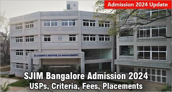 St. Josephs Institute of Management (SJIM) Bangalore Admission 2024: Check USPs, Fees, Placements; Admission Open