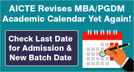 AICTE Revises Academic Calendar Yet Again for Admission 2020: PGDM Admissions Open in B-Schools till August 25; Fee refund last date extended to Aug 17