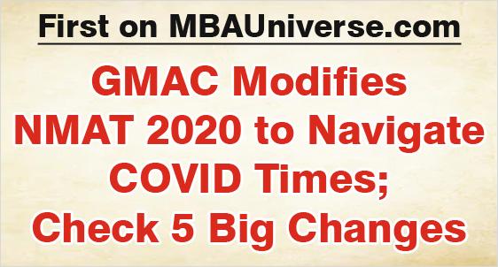 GMAC modifies NMAT 2020 to Navigate COVID times; Exam starts on November 4 in both Test-center and At-home options; Check 5 big changes