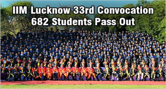 682 Students Awarded PGDM at IIM Lucknow Convocation 2019 with Dr. Ashok Lahiri, Member, 15th Finance Commission as Chief Guest
