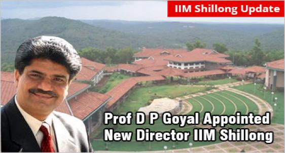 MDI Dean Prof D P Goyal Joins IIM Shillong as Third Director