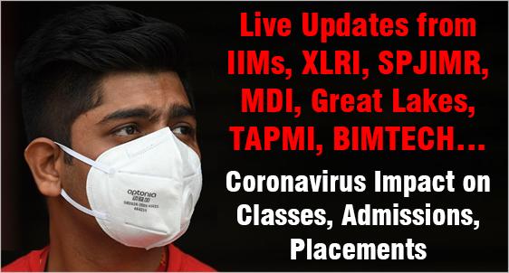 COVID-19 Impact on MBA Education: Updates from AICTE, IIMs, XLRI, MDI, IMT, TAPMI, Great Lakes, FORE, BIMTECH, IFIM, SDMIMD