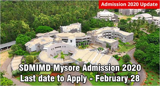 SDMIMD Mysore Admission 2020: Profile a Key Criterion; Last Date Closes on Feb 28; Check USPs, Cut-off, Fees, Placements, Selection Process