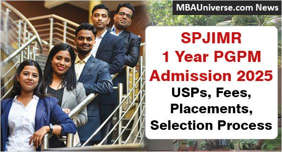 SPJIMR PGPM 1 Year MBA Admission 2025 (Batch 21): Check Key USPs, Fees, Placements, Selection Process; Phase III Deadline September 15, 2024