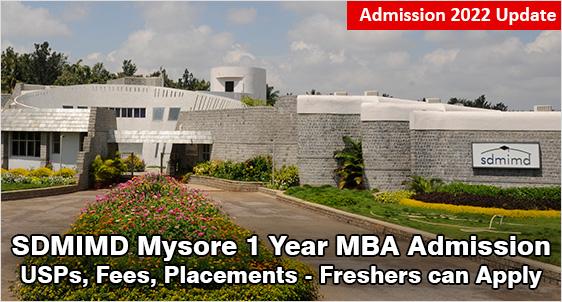 SDMIMD Mysore One Year PGCM Admission 2022: Program Transforming Talent to Business Leadership; Check Eligibility, Criteria, Fees, Placement; Last Date to Apply - August 30, 2022