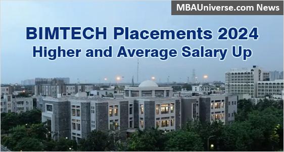 BIMTECH Completes Placements 2024: Average Salary Up at Rs.11.10 LPA, Highest Salary Up at Rs.24.43 LPA; EY, Deloitte, KPMG, Wipro hire big