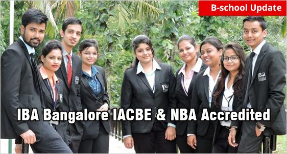 IBA Bangalore PGDM Gets International IACBE and national NBA Accreditations