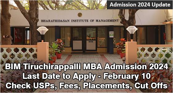 BIM Tiruchirappalli MBA Admission 2024: Nurturing Pi shaped Professionals for Future Business Roles; Check USPs, Fees, Placements, Selection Process; Last Date Extended to February 10, 2024