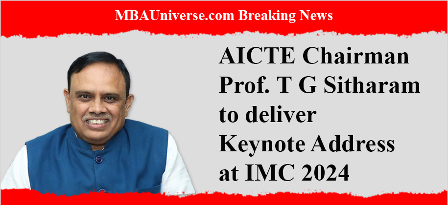 AICTE Chairman Prof. T G Sitharam to deliver Keynote Address at INDIAN MANAGEMENT CONCLAVE 2024 on Sept 20 at XLRI; 200 Directors, Deans, Editors Attending