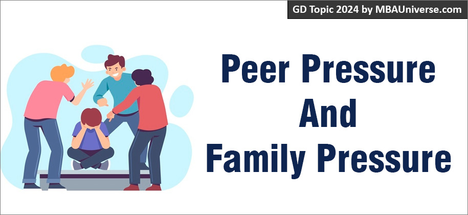 Peer Pressure and Family Pressure - Can it make or break your future?