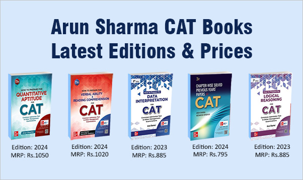 Arun Sharma CAT Books: Check Latest 2024 Editions of All 5 Books...