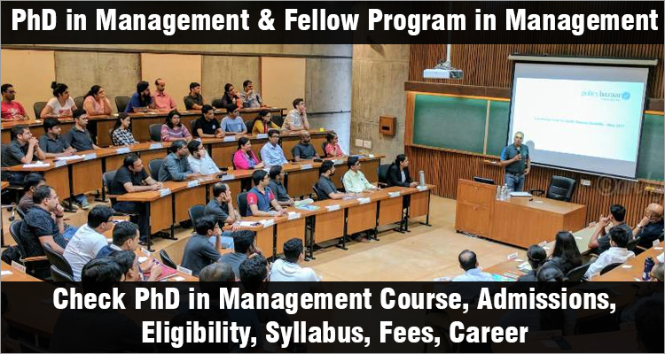 PhD in Management in India