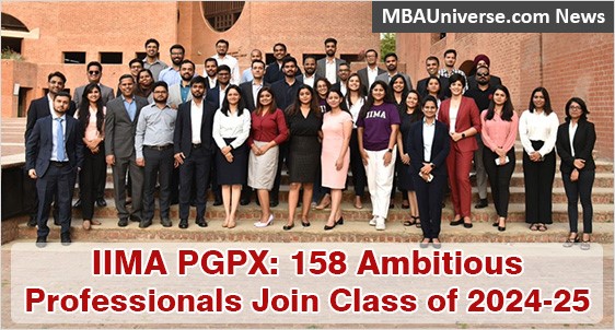 IIM Ahmedabad One Year MBA - PGPX Welcomes 158 Professionals to 2024-25 Batch: 74% Males, Average GMAT of 697, and Average Work Experience of 7.5 Years